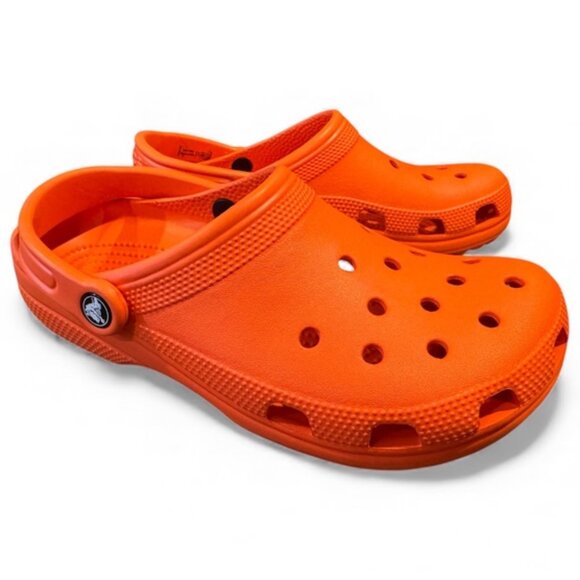 Crocs Classic Clogs – Orange – Men’s 7 / Women’s 9 – Excellent - Picture 2 of 7